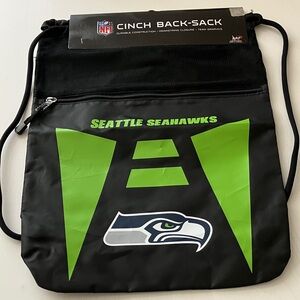 Seattle Seahawks Cinch Back-Sack (NWT)